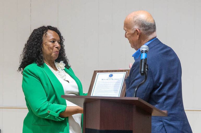 Plaque presentation
